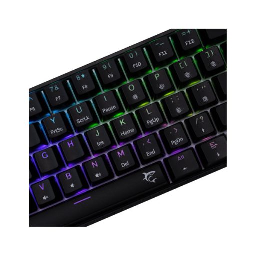 WHITE SHARK GK-004123B/BL-HU SHINOBI-2/B-BL-HU vezetékes mech. bill. 62 kék gomb,fekete, magyar