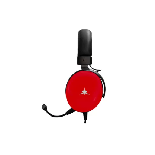 WHITE SHARK GH-2540R ELEPHANT-R  vezetékes gamer fejhallgató mikrofonnal, piros