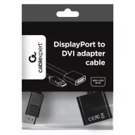   GEMBIRD Adapter DisplayPort 1.1a DP - VGA, 1080p@60Hz, M/F, 0,1m, fekete