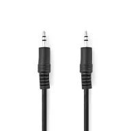   Nedis CAGL22000BK50 sztereo audio kábel, 3,5 mm jack dugó - 3,5 mm jack dugó, 5m