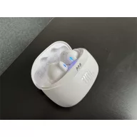   JBL Tune Beam 2 TWS Bluetooth fülfallgató mikrofonnal, USB-C, 100dB, In-Ear, 16 ohm, tölthető 2 óra, 65 mAh, fehér