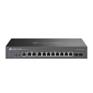  TP-LINK Vezetékes VPN Router 2xWAN/LAN(2500Mbps)+ 8xWAN/LAN(1000Mbps) + 2xSFP + 1xUSB + 1xkonzol port, ER7412-M2