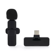   Nedis MICW110BK vezeték nélküli mikrofon, használható Notebook / Okostelefon / Tablet,  USB Type-C™