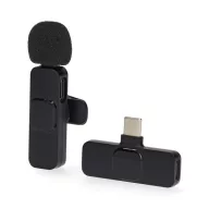   Nedis MICW110BK vezeték nélküli mikrofon, használható Notebook / Okostelefon / Tablet,  USB Type-C™