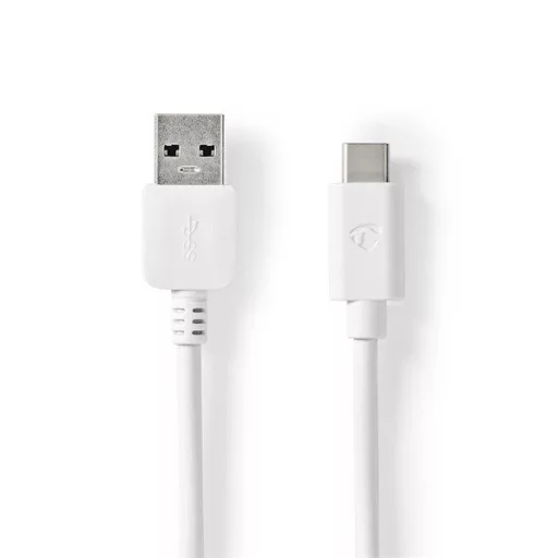 Nedis CCGW61600WT10 USB 3.2 Gen 1, USB-A dugó - USB-C (USB C) dugó kábel, 60W, 1m