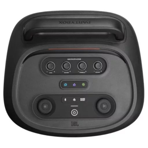 JBL PARTYBOX 520 EP, Bluetooth hangsugárzó, AI sound boost, 15 óra játékidő, fényshow, 400W, 3 db hangszóró
