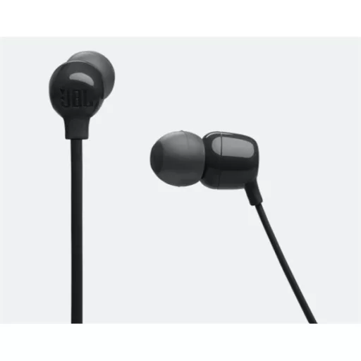 JBL T135BT BLK, vezeték nélküli fülhallgató, fekete, Bluetooth, 25 óra üzemidő, JBL Pure Bass, kihangosítás