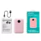 ADATA Power Bank 10000mAh C100 Rózsaszín, Digitális kijelző