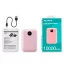 ADATA Power Bank 10000mAh C100 Rózsaszín, Digitális kijelző