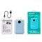 ADATA Power Bank 10000mAh C100 Kék, Digitális kijelző