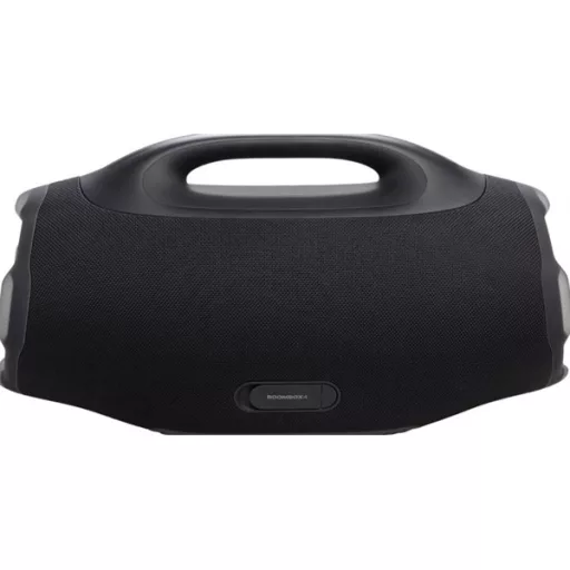 JBL BOOMBOX 4 hordozható bluetooth hangszóró, vízálló, porálló, 34 óra lejátszási idő, AI Sound Boost, fekete