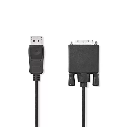 Nedis CCGL37200BK20 Displayport dugó - DVI-D 24+1-Tűs kábel 1080p, 2m