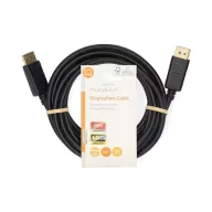   Nedis CCGL37010BK30 Displayport kábel 4K@60Hz, aranyozott csatlakozók, 3m