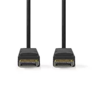   Nedis CCGL37010BK30 Displayport kábel 4K@60Hz, aranyozott csatlakozók, 3m