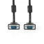 Nedis CCGL59000BK20, VGA kábel, VGA dugó - dugó, Maximális felbontás: 1280x768, hossz: 2m