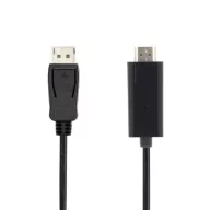   Nedis CCGL37101BK20 DisplayPort dugó - HDMI dugó kábel 4K@30Hz, 2m