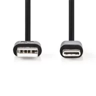   Nedis CCGL60601BK20 USB A - USB C (USB-C) kábel, 5W, hossz 2m