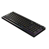   AVAX Vezetékes/Vezeték Nélküli Billentyűzet GM03 PRO USB, Fekete, Mechanikus, Yellow Switch, HUN