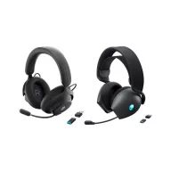   DELL Alienware Tri-Mode Wireless Gaming fejhallgató  AW725H - Dark Side of the Moon
