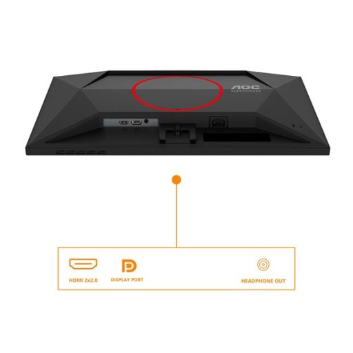 AOC IPS Gaming 200Hz monitor 23,8" 24G4HRE, 1920x1080, 16:9, 300 cd/m2, 1ms, HDMIx2/DisplayPort