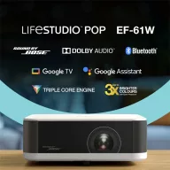   EPSON Projektor - Lifestudio Pop – EF-61W Gyémántfehér (3LCD, 1920x1080, 16:9, 700 AL, 5 000 000:1, HDMI/USB/WiFi)