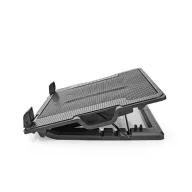   Nedis NBCR200BK notebook hűtő, 14 - 18", 2 X 140mm ventilátor, LED, 1200 rpm
