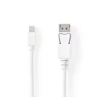   Nedis CCGB37404WT20 DisplayPort 1.4 kábel, displayport dugó - mini display port dugó, 8K@60Hz, 2m