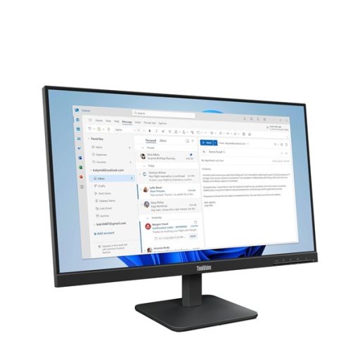 LENOVO Monitor - ThinkVision S24-4e, 23.8" FHD 1920x1080 IPS, 16:9, 1300:1, 250cd/m2, 4ms, HDMI, VGA