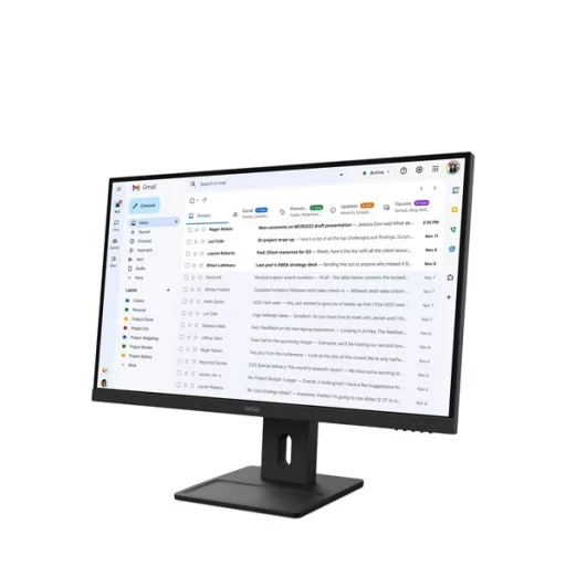 LENOVO Monitor - ThinkVision E27-40; 27" FHD 1920x1080 IPS, 16:9, 4ms, 100Hz, 1500:1, 3000cd/m2, HDMI, DP, VGA