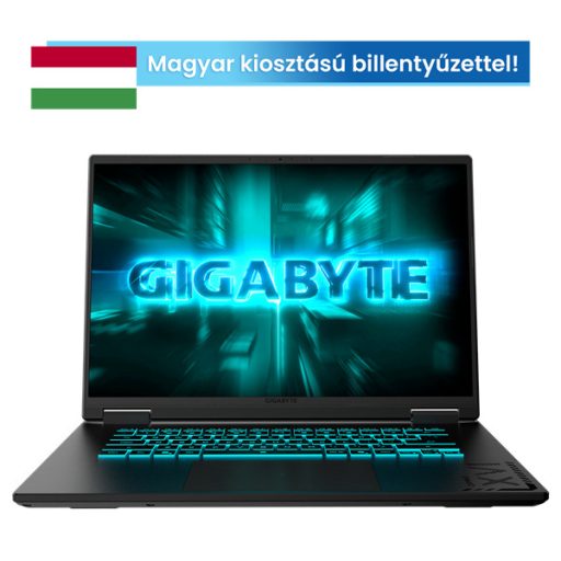 GIGABYTE GAMING A16 3TH 16" WUXGA (165Hz), AMD Ryzen 7 260 (8C/5.1Ghz), 16GB, 1TB SSD, RTX 5050, Magyar billentyű