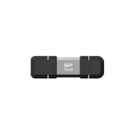   SILICON POWER Pendrive 64GB, Mobile - C51 OTG USB 3.2 Gen1/Type-C, Szürke