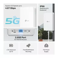TP-LINK 4G/5G Modem + Router Kültéri, NE200-OUTDOOR