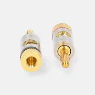   Nedis Profigold CATB26900GD aranyozott fém banándugó, 2db/csomag