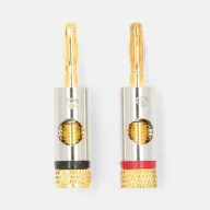   Nedis Profigold CATB26900GD aranyozott fém banándugó, 2db/csomag