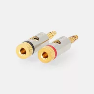   Nedis Profigold CATB26900GD aranyozott fém banándugó, 2db/csomag
