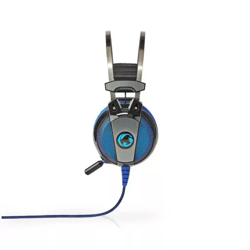 Nedis GHST500BK USB gamer headset, 7.1 térhatás, LED világítás, 2,1m kábel