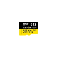   SILICON POWER Memóriakártya MicroSDXC 512GB CL10 A1 UHS-I U1 V30, Inspire