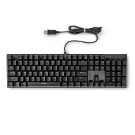   Nedis GKBDM110BKUS gamer billentyűzet, USB,Mechanikus gombok | LED | QWERTY | Amerikai kiosztás