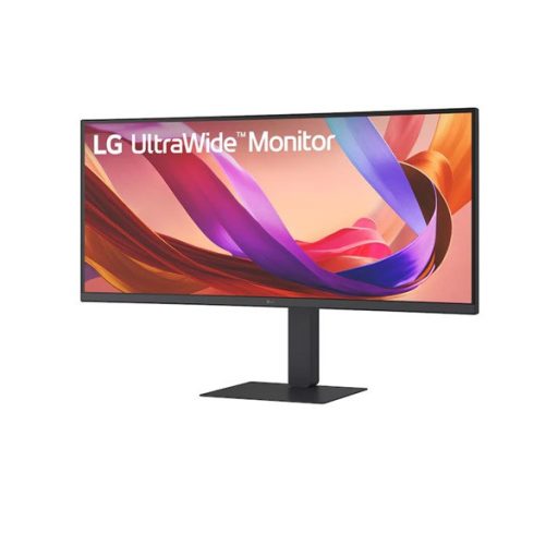 LG Ívelt monitor 34" 34U650A-B. 3440x1440, 21:9, 300cd/m2, 5ms, HDMIx2/DisplayPort/USBx3/USB-C/RJ45