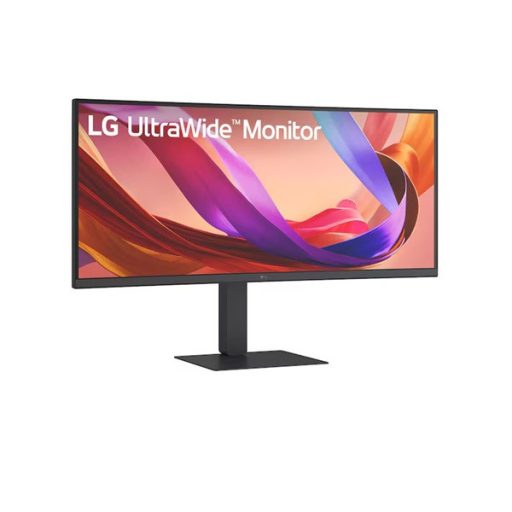 LG Ívelt monitor 34" 34U650A-B. 3440x1440, 21:9, 300cd/m2, 5ms, HDMIx2/DisplayPort/USBx3/USB-C/RJ45