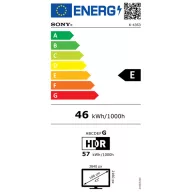   SONY Bravia 3 K43S35PB.CEI 43"/108cm Direct LED, 4K, Ultra HD, Google TV, Smart televízió, 3840×2160, 4xHDMI/2xUSB/WIFI