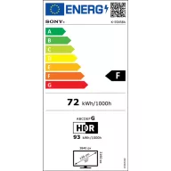   SONY Bravia 8A K55XR8AB.CEI 55"/139cm, 4K, Ultra HD, Google TV, Smart televízió, 3840×2160, 4xHDMI/2xUSB/WIFI