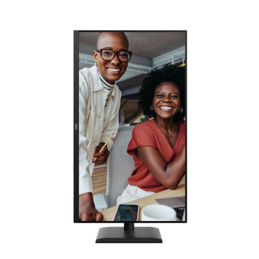 AOC IPS monitor 31,5"Q32E4U, 2560x1440,16:9, 350cd/m2, 4ms, DisplayPort/2xHDMI/4xUSB-A/1xUSB-B, hangszóró,áll.mag.,pivot