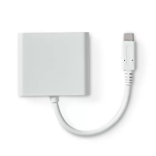 Nedis CCGB64770WT01 USB-C multiport adapter, USB C dugó - HDMI/ USB-A / USB-C aljzat, 5 Gbps