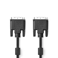 Nedis CCGL32001BK20 DVI-D 24+1p kábel, 2560x1600, hossz 2m