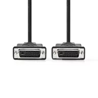 Nedis CCGP32001BK30 DVI-D 24+1p kábel, 2560x1600, hossz 3m