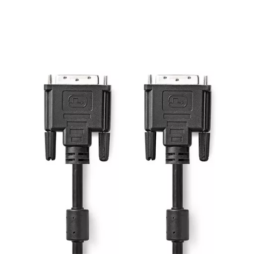Nedis CCGP32001BK30 DVI-D 24+1p kábel, 2560x1600, hossz 3m