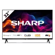   SHARP 32GF3265E 32"/81cm Full HD QLED Google TV, 1920x1080, 2xHDMI/2xUSB