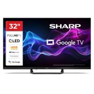   SHARP 32HF3865E 32"/80cm Full HD QLED Google TV, 1920x1080, 3xHDMI/2xUSB