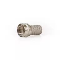   Nedis CSVC41908ME F csatlakozó, kábelbemeneti átmérő: 7,5 mm, 75 Ohm, 25 db/csomag